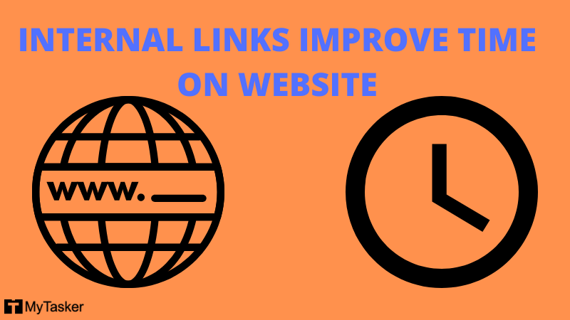 internal links improve time on website